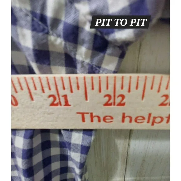 Polo Ralph Lauren Men's Purple Gingham Long-Sleeve Button-Up Shirt Medium - Picture 5 of 9